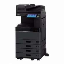 东芝（TOSHIBA）e-STUDIO5015AC A3彩色数码复合机（双纸盒+双面器+双面输稿器+内置式装订整理器+原厂工作台+多点打印套件+身份证扫描插件+三年免费服务）