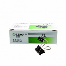 吉丽（G-LEAF）G2190 长尾夹 51mm 12个/盒_