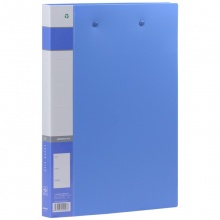 金得利（KINARY）AF605 文件夹双夹强力夹 A4 （蓝色/黑色：颜色备注）