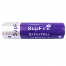 神火(supfire) AB2 18650强光手电筒专用充电锂电池 紫色 3.7V-4.2V