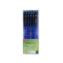 史泰博 TM001B 自动铅笔 雾蓝色 单支 0.5MM_