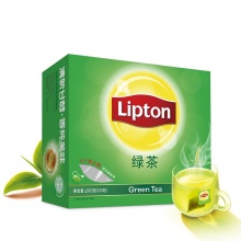 立顿（Lipton）黄牌精选绿茶 2g*100包（4个独立装）