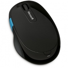 微软（Microsoft）Sculpt 无线蓝牙鼠标 舒适滑控 黑色