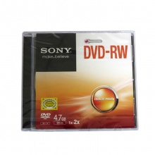 索尼（SONY）DVD-RW 重复刻录光盘4.7GB（1X-2X）（单片）