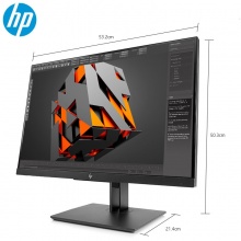惠普（HP）Z24n G2 电脑显示器 24英寸 微边框IPS屏 无闪屏低蓝光 旋转升降底座