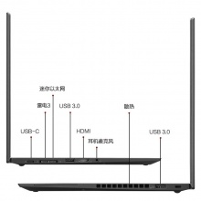 联想 ThinkPad X390（15CD）轻薄笔记本电脑（13.3英寸/i5-10210U/8G/512G/Windows10Home/一年保修）黑色