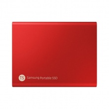 三星（SAMSUNG）固态移动硬盘T5PSSD高速USB便携250G/500G/1T/2T移动硬盘 500GB 红
