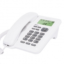 飞利浦（PHILIPS）CORD281A 电话机 双接口 免电池 白色