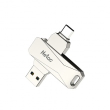 朗科（Netac）32GB Type-C USB3.0 手机U盘 U782C 银色 双接口手机电脑用