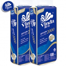 维达（Vinda）V4073 蓝色经典卫生卷纸 4层 200g 10卷/提