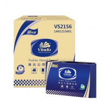 维达 VS2156 单层三折擦手纸 226*208mm 200张/包 20包/箱