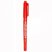 斑马（ZEBRA）MO-120-MC 记号笔 小双头0.5-1.0 红色 单支