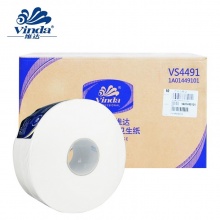 维达（Vinda）VS4491 公用卫生大盘纸 三层 850g 12卷/箱