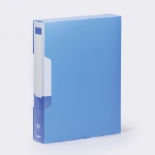 金得利（KINARY）CF100 经典色资料册A4文件夹 100页 蓝色