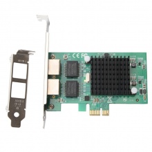 魔羯 MC2254 PCI-E x1千兆双电口服务器网卡