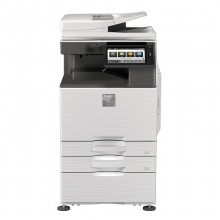 夏普复印机MX-B6053R A3黑白(主机+双面送稿器+双纸盒带落地工作台DE25N）