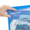 齐心（Comix） A0210 易展示 美式三面插袋文件夹 A4 1寸3孔D型夹 紫