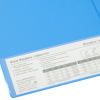 齐心（Comix） A0216 易展示 美式三面插袋文件夹 A4 2寸3孔D型夹 紫