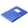 得力（deli）5681 A4/25mm ABA系列档案盒 蓝色_