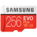 三星（SAMSUNG）存储卡256GB 读速100MB/s 写速90MB/s 4K Class10 高速TF卡（Micro SD卡）红色plus升级版