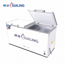 穗凌（SUILING）BD-580冰柜商用卧式茶叶水果蔬菜保鲜柜580升大型冷藏冷冻厨房海鲜冻肉冰箱