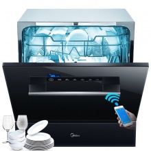 美的（Midea） 洗碗机 家用 8套 嵌入式 WiFi智能控洗除菌式W3908J-CN