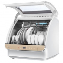 海尔（Haier ）小海贝S版 全自动 高温除菌烘干 台式洗碗机家用 微联智能操控 EBW4711JU1