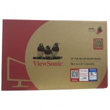 优派（ViewSonic）VX2363smhl-W 23英寸细窄边框爱眼不闪屏 AH-IPS广视角电脑显示器（典雅白色）