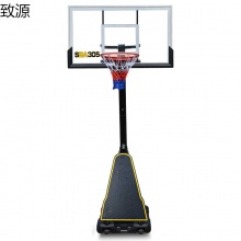 篮球架篮球框室外移动篮筐户外篮圈家用篮球板升降篮球筐 配加大加厚PC篮板(155*92cm)