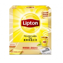 立顿（Lipton）黄牌精选红茶 2g*100包（4个独立装）